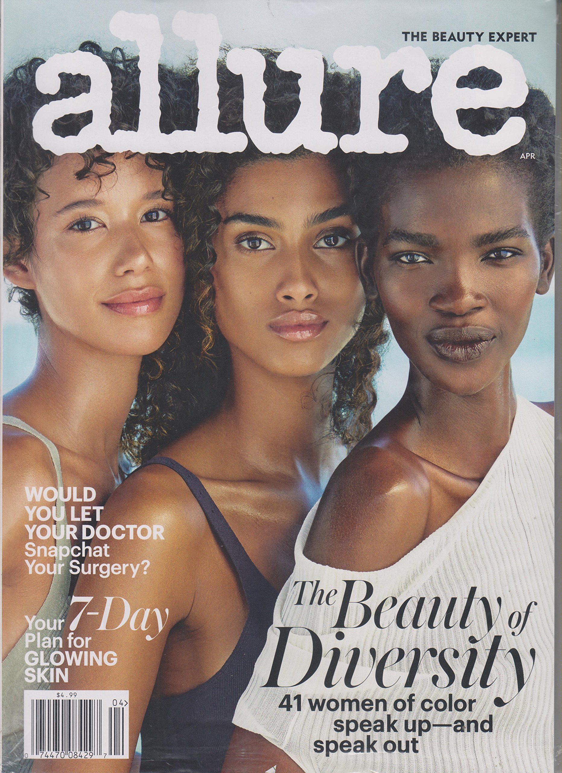 Allure Magazine the Beauty of Diversity cover