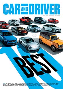 Car and Driver magazine cover